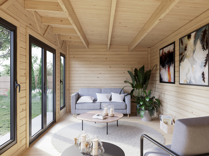 Palmako hytte Aurelia 3 574 x 404 cm